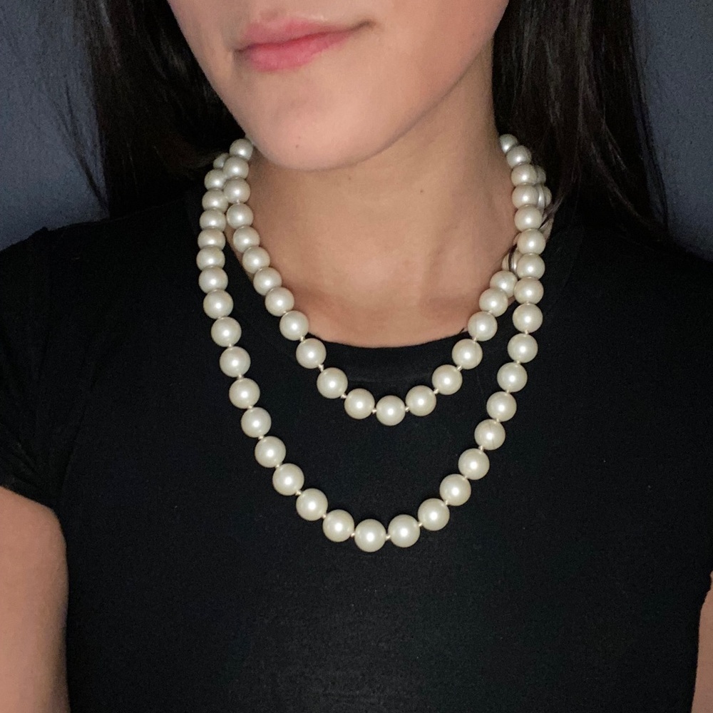 Long Pearl Necklace